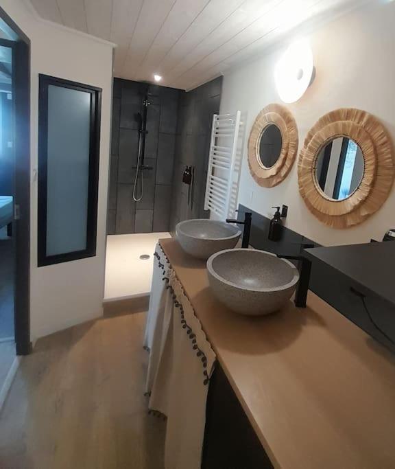 Maison 4Pers Avec Jacuzzi Privatif Couvert Proche Ocean Brem-sur-Mer Extérieur photo